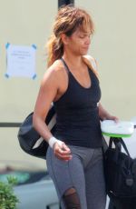 HALLE BERRY Leaves a Gym in Los Angeles 07/20/2018