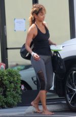HALLE BERRY Leaves a Gym in Los Angeles 07/20/2018