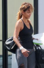 HALLE BERRY Leaves a Gym in Los Angeles 07/20/2018