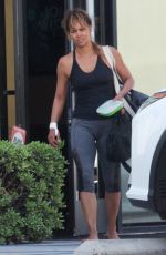 HALLE BERRY Leaves a Gym in Los Angeles 07/20/2018