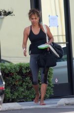 HALLE BERRY Leaves a Gym in Los Angeles 07/20/2018