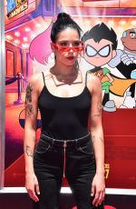 HALSEY at Teen Titans Go! to the Movies Premiere in Los Angeles 07/22/2018