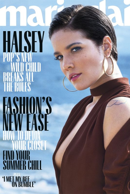 HALSEY in Marie Claire Magazine, August 2018