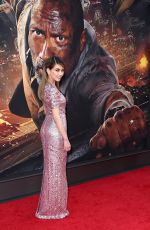 HANNAH QUINLIVAN at Skyscraper Premiere in New York 07/10/2018