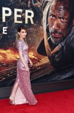 HANNAH QUINLIVAN at Skyscraper Premiere in New York 07/10/2018