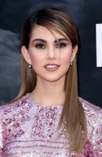 HANNAH QUINLIVAN at Skyscraper Premiere in New York 07/10/2018
