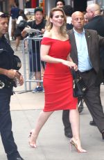 HAYLEY ATTWELL Arrives at Good Morning America in New York. 07/24/2018