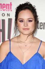 HAYLEY ORRANTIA at Entertainment Weekly Party at Comic-con in San Diego 07/21/2018