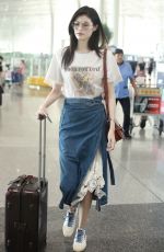 HE SUI  at Beijing International Airport 07/19/2018