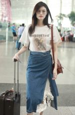 HE SUI  at Beijing International Airport 07/19/2018
