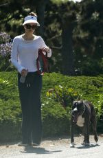 HEATHER GRAHAM Out with Her Dog in Malibu 07/07/2018
