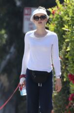 HEATHER GRAHAM Out with Her Dog in Malibu 07/07/2018