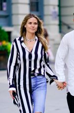 HEIDI KLUM and Tom Kaulitz Out in New York 07/07/2018