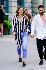 HEIDI KLUM and Tom Kaulitz Out in New York 07/07/2018