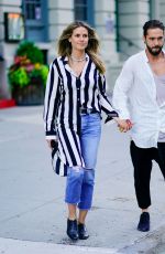 HEIDI KLUM and Tom Kaulitz Out in New York 07/07/2018