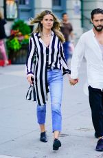 HEIDI KLUM and Tom Kaulitz Out in New York 07/07/2018