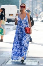 HEIDI KLUM Out for Coffee in New York 07/02/2018