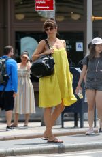 HELENA CHRISTENSEN Out and About in New York 07/27/2018