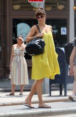HELENA CHRISTENSEN Out and About in New York 07/27/2018