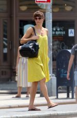 HELENA CHRISTENSEN Out and About in New York 07/27/2018