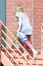 HILARY DUFF at Yoga Class in Van Nuys 07/24/2018