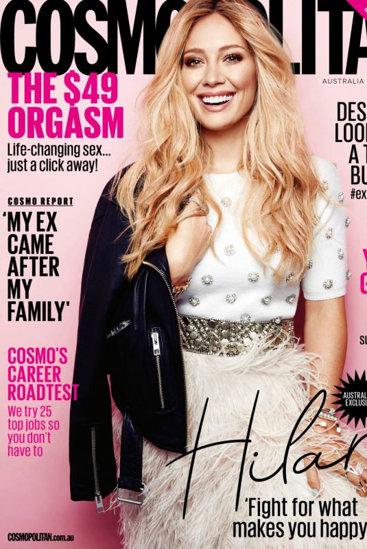 HILARY DUFF in Cosmopolitan Magazine, Australia June 2018