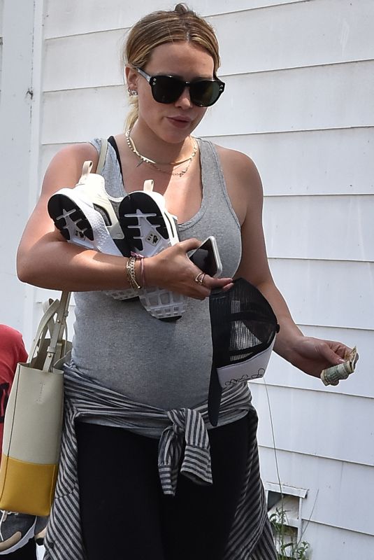 HILARY DUFF Out and About in Los Angeles 07/07/2018