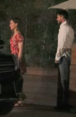 HILARY SWANK and Philip Schneider Leaves Soho House in Malibu 07/12/2018