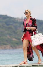 HOFIT GOLAN Arrives at Club 55 in Saint Tropez 07/22/2018