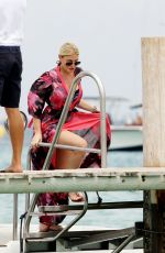 HOFIT GOLAN Arrives at Club 55 in Saint Tropez 07/22/2018