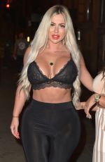 HOLLY HAGAN at Bijoux Nightclub in Newcastle 07/23/2018