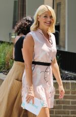 HOLLY WILLOGHBY Filming Outside ITV Studios in London 07/09/2018