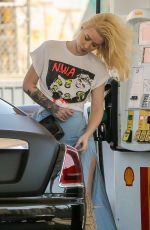 IGGY AZALEA at a Gas Station in Los Angeles 07/27/2018