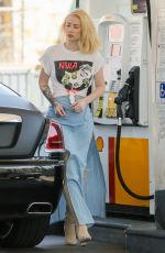 IGGY AZALEA at a Gas Station in Los Angeles 07/27/2018