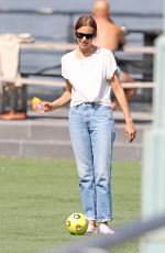 IRINA SHAYK at a Park in New York 07/28/2018