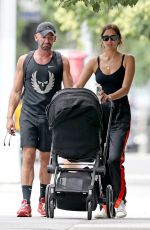 IRINA SHAYK Out and About in New York 07/27/2018
