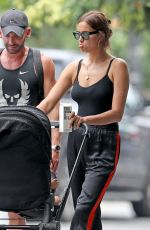 IRINA SHAYK Out and About in New York 07/27/2018