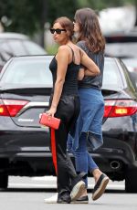 IRINA SHAYK Out and About in New York 07/27/2018