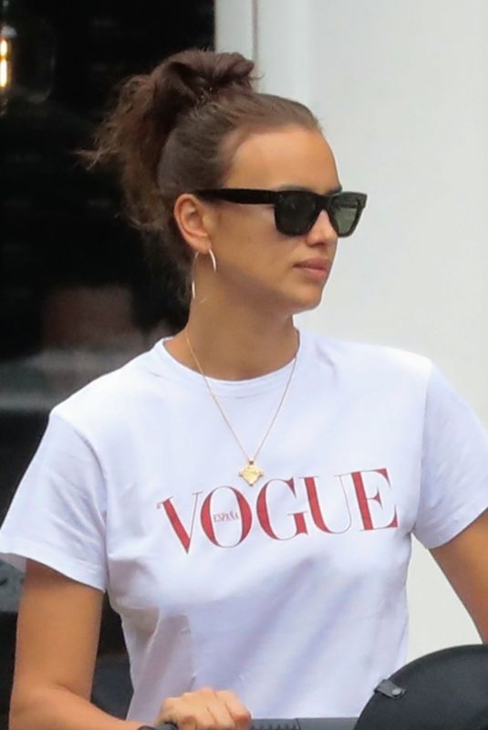 IRINA SHAYK Out in New York 07/28/2018