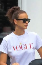 IRINA SHAYK Out in New York 07/28/2018