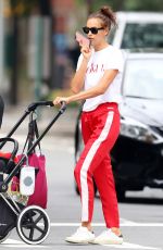 IRINA SHAYK Out in New York 07/28/2018