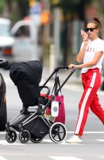 IRINA SHAYK Out in New York 07/28/2018