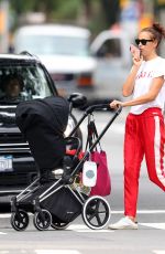 IRINA SHAYK Out in New York 07/28/2018
