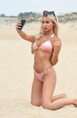 ISABELLE WARBURTON in Bikini on the Beach Algarve 07/03/2018