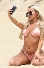 ISABELLE WARBURTON in Bikini on the Beach Algarve 07/03/2018