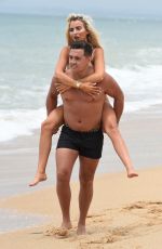 ISABELLE WARBURTON in Bikini on the Beach in Portugal 07/01/2018