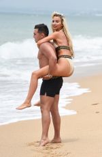 ISABELLE WARBURTON in Bikini on the Beach in Portugal 07/01/2018