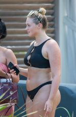 ISKRA LAWRENCE in Bikini at a Beach in Miami 07/12/2018