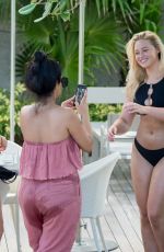 ISKRA LAWRENCE in Bikini at a Beach in Miami 07/12/2018