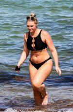 ISKRA LAWRENCE in Bikini on the Beach in Miami 07/12/2018